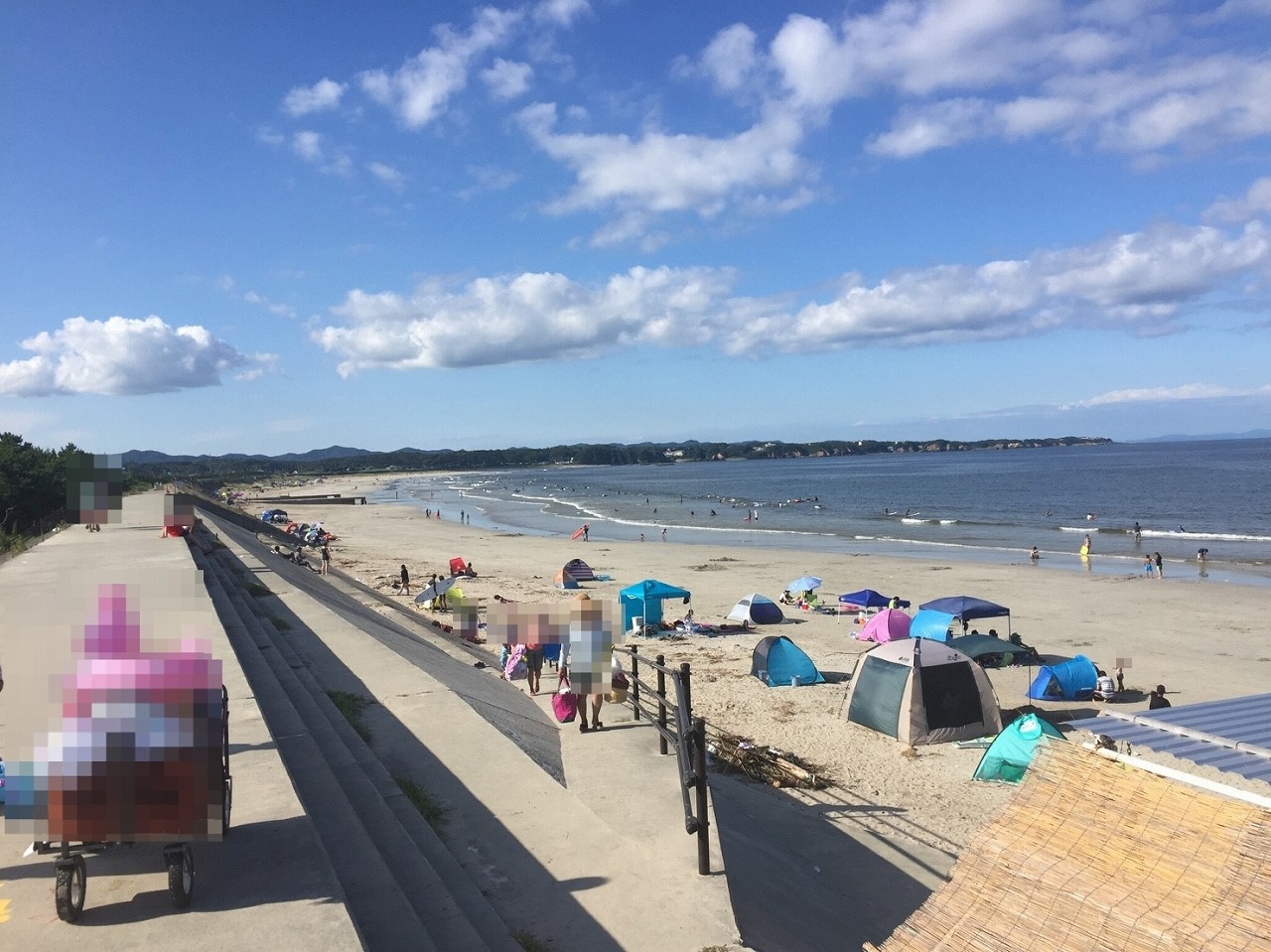 三重県 阿児の松原海水浴場 あごのまつばら 超遠浅の海水浴場で子連れにオススメ わくわくもんだ